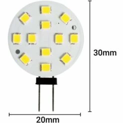 BARCELONA LED Ampoule LED G4 Bi-Pin 2W Plate 12V-DC/AC | Blanc Neutre - Blanc Neutre -Pas Cher Ampoule LED Boutique 58475104 5