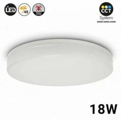 BARCELONA LED Plafonnier étanche LED 18W CCT IP65