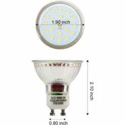 HKLFFJA LED GU10, 5W équivalent 60W, 600lm, Blanc Chaud 2700K, 120° Larges Faisceaux, Ampoules LED Spot, Lot De 10 -Pas Cher Ampoule LED Boutique 58664754 2