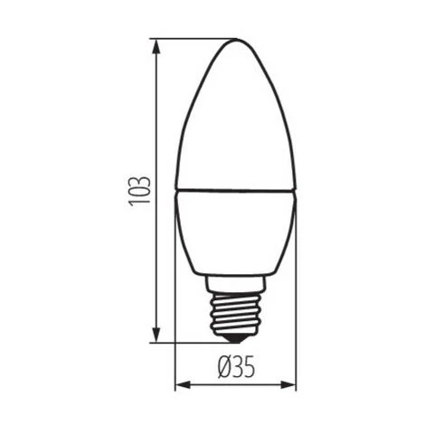 KANLUX Ampoule LED E14 4,5W Équivalent à 36W - Blanc Chaud 3000K 6 KANLUX Ampoule LED E14 4,5W Équivalent à 36W - Blanc Chaud 3000K – Image 4