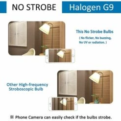 TINOR Ampoule Halogene G9 28W 230V, 370LM 2700K Blanc Chaud Dimmable, G9 Ampoules Capsule, Pour Lustres, Lampes De Paysage, Appliques Murales, Éclairage D'armoire, Lot De 10 -Pas Cher Ampoule LED Boutique 59465703 5