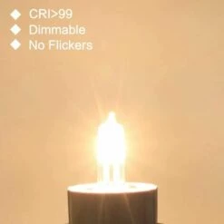 GALOZZOIT Ampoules Halogènes G4 35W 12V, Blanc Chaud 2800K, Gradable Capsule Transparente 10 Pièces -Pas Cher Ampoule LED Boutique 60063961 3