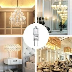 GALOZZOIT Ampoules Halogènes G4 35W 12V, Blanc Chaud 2800K, Gradable Capsule Transparente 10 Pièces -Pas Cher Ampoule LED Boutique 60063961 4
