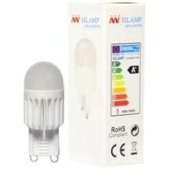 Ampoule LED G9 5W 220V 360° Corps Céramique - Blanc Froid 6000K - 8000K - SILAMP - Blanc Froid 6000K - 8000K -Pas Cher Ampoule LED Boutique 6014311 3