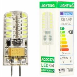 Ampoule LED G4 12V 3W SMD2835 24LED 360° - Blanc Froid 6000K - 8000K - SILAMP - Blanc Froid 6000K - 8000K -Pas Cher Ampoule LED Boutique 6014404 3