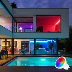 Cisea Ampoule LedGU10 RGB Spot Culot Led Changementde Couleur, Ampoules Led RGBW Dimmable Blanc Chaud (2700K-6500K) Spots LED - Télécommande Infrarouge Incluse (paquet De 4) -Pas Cher Ampoule LED Boutique 60688837 3