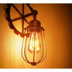 DECKON Ampoules LED Rétro E27 (4W/220V) 2600-2700K Ampoules Rétro Vintage Antique Ampoules, Couleur Ambre Chaude, Lot De 6 -Pas Cher Ampoule LED Boutique 61103593 4
