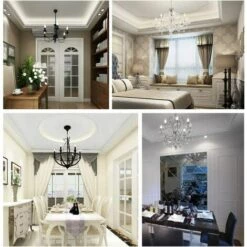 XUEQIEE Ampoule LED E14 à Filament Dimmable, Lot De 10 Ampoules Flamme, 4 Watts Consommés Equivalence Incandescence 40W, 2700K Blanc Chaud Et 400LM, Angle De Faisceau 360° [Classe énergétique A+] -Pas Cher Ampoule LED Boutique 63585147 5