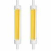 CARILLONSàVENT R7S 15W 118mm Ampoule LED COB Filament Linéaire 360 Degrés J118 Ampoule Projecteur 1200LM équivalent Ampoule Halogène 120Wblanc Chaud (2700K-3000K)(Lot De 2) [Classe énergétique A++] Carivent -Pas Cher Ampoule LED Boutique 64142770 1