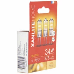 XANLITE - Lot De 3 Ampoules Halogènes Culot G4, 375 Lumens, 2900 Kelvins, Blanc Chaud, Dimmable - PACK3HG420W -Pas Cher Ampoule LED Boutique 64569505 3
