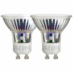 XANLITE - Lot De 2 Ampoules SMD LED, Culot GU10, 520 Lumens, équivalence 75W, 2700 Kelvins, Blanc Chaud - PACK2VG75S