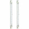XANLITE - Lot De 2 Ampoules Halogènes Culot R7S, 118mm, 2200 Lumens, équivalence 138 W, 2900 Kelvins, Dimmable - PACK2HR7S118118W -Pas Cher Ampoule LED Boutique 64569529 1