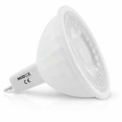 MIIDEX LIGHTING Spot LED COB 5W (45W) GU5.3 12V DC Couleur BLEU Dimmable