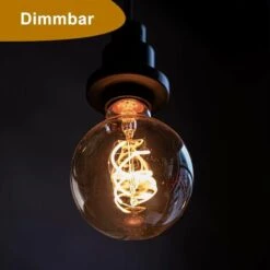 LLOVE E27, Ampoule LED E27 4w, Ampoule Rétro Filaments, Idéale Pour éclairage Nostalgique Et Rétro, Blanc Chaud, G80 LX03 -Pas Cher Ampoule LED Boutique 64871696 3