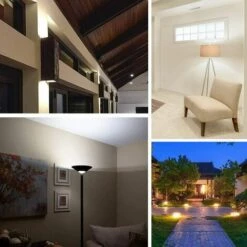 OSQI R7s 118mm Ampoule LED, 10W Double Extrémité Lampe Linéaire J118 220V 1000 Lumen équivalent 100W Halogène Blanc Naturel 4000K Pour Projecteur, Lampadaire, Salon, Jardin(Non-Dimmable, Lot De 2) [Classe énergétique A++] -Pas Cher Ampoule LED Boutique 65500492 4