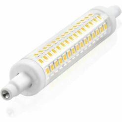 OSQI R7s 118mm Ampoule LED, 10W Double Extrémité Lampe Linéaire J118 220V 1000 Lumen équivalent 100W Halogène Blanc Naturel 4000K Pour Projecteur, Lampadaire, Salon, Jardin(Non-Dimmable, Lot De 2) [Classe énergétique A++] -Pas Cher Ampoule LED Boutique 65500492 5