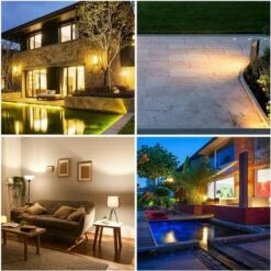 OSQI Ampoule R7S LED 78mm Dimmable, 10W R7S Ampoules LED COB, R7S LED 78mm Haute Lumière Blanc Chaud 3000K, R7S LED Lampe 1000LM, éclairage à Faisceau 360 °, AC 220-240V, Pack De 2 -Pas Cher Ampoule LED Boutique 65500710 5