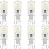 OSQI Lot De 8 Ampoules LED G9, G9 LED 220 V Blanc Naturel 5500 K 3 W équivalent Halogène 30 W [Classe énergétique E]
