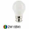MIIDEX LIGHTING Ampoule Led 2W (18W) B22 Multi-couleurs RGB Auto