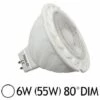 MIIDEX LIGHTING Spot LED COB 6W (55W) GU5.3 12V DC Dimmable Blanc Jour 6000°K -Pas Cher Ampoule LED Boutique 66376 1