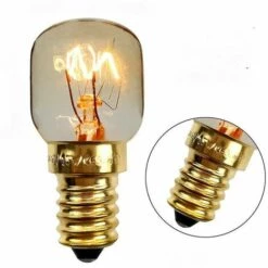 PREMIER Ampoules De Lampe Au Sel 15w E14 (lot De 4) Pour Four 300c, Réfrigérateur, Appareils Polyvalents 2700k (blanc Chaud)
