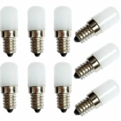 PERLE RARE Ampoule LED Frigo E14 Ampoules LED 2W 300LM Blanc Chaud 3000K Ampoules LED 220-240V Ampoule LED Frigo Non Dimmable - Lot De 9 -Pas Cher Ampoule LED Boutique 67177755 3