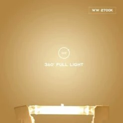 MèREÉTERNEL 5W R7S 78MM Ampoule LED De J78 COB Filament, 500 Lumens 360 Degrés, Ampoule Halogène 30W 48W 50W équivalent, Parfait Pour Maison, Cuisine, Pièce, Balcon, Bureau, Etc (2pcs, Blanc Chaud 2700K) Ternel -Pas Cher Ampoule LED Boutique 67264319 5