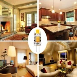 MONLY Ampoule LED G4 12V AC/DC G4 1.2W Équivalent 10W G4 Lampe Halogène, Blanc Chaud 2700K, 360°Angle De Faisceau, G4 COB Lampes à économie D'énergie LED Pour Lustre, Applique Murale, Lot De 10 -Pas Cher Ampoule LED Boutique 67327617 5