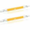 LLOVE 5W R7s 78MM Ampoule LED De J78 COB Filament, 500 Lumens 360 Degrés, Ampoule Halogène 30W 48W 50W équivalent, Parfait Pour Maison, Cuisine, Pièce, Balcon, Bureau Etc(2pcs, Lumière Du Jour 4000K) [Classe énergétique A++] -Pas Cher Ampoule LED Boutique 68310242 1