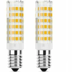 LLOVE 2 Pièces D'ampoule LED E14 Douille 7W Puissance Blanc Chaud 3000K Blanc Positif 6000K Petite Vis Edison Non Dimmable,Lumière Blanche Chaude