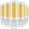 LLOVE Ampoule LED G9, No Flicker 5W LED Lampes Blanc Chaud 3000K, 650LM, Économie D'énergie Equivalente 48W Halogène Lumière, 360 Degrés Angle, AC220-240V - Pack De 6 -Pas Cher Ampoule LED Boutique 68573274 1