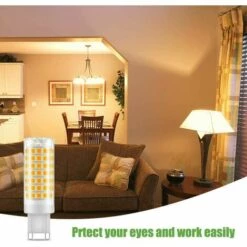 LLOVE Ampoule LED G9, No Flicker 5W LED Lampes Blanc Chaud 3000K, 650LM, Économie D'énergie Equivalente 48W Halogène Lumière, 360 Degrés Angle, AC220-240V - Pack De 6 -Pas Cher Ampoule LED Boutique 68573274 4