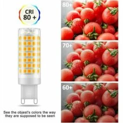 LLOVE Ampoule LED G9, No Flicker 5W LED Lampes Blanc Chaud 3000K, 650LM, Économie D'énergie Equivalente 48W Halogène Lumière, 360 Degrés Angle, AC220-240V - Pack De 6 -Pas Cher Ampoule LED Boutique 68573274 5