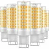 LLOVE Ampoule LED G9, No Flicker 7W LED Lampes Blanc Chaud 3000K, 650LM, Économie D'énergie Equivalente 60W Halogène Lumière, 360 Degrés Angle, AC220-240V - Pack De 6 -Pas Cher Ampoule LED Boutique 68766716 1