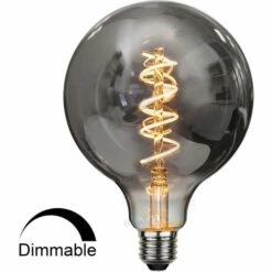 STAR Ampoule E27 LED Filament Dimmable Globe Effet Fumée