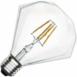 LEDKIA Ampoule LED E27 Dimmable Filament Diamond G105 3.5W Blanc Chaud 2000K - 2500K - Blanc Chaud 2000K - 2500K