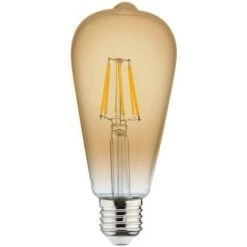 HOROZ ELECTRIC Ampoule LED à Filament Vintage Poire 6W (Eq. 48W) E27 2200K - 2200K Blanc Chaud