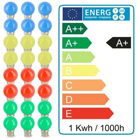 ECLAIRAGE DESIGN Lot De 24 Ampoules LED B22 Guirlande Guinguette Extérieur 6 ECLAIRAGE DESIGN Lot De 24 Ampoules LED B22 Guirlande Guinguette Extérieur – Image 5