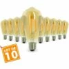 ECLAIRAGE DESIGN Lot De 10 AMPOULES LED E27 7W ST64 2200K Type Edison | Température De Couleur: Blanc Chaud 2200K 1 ECLAIRAGE DESIGN Lot De 10 AMPOULES LED E27 7W ST64 2200K Type Edison | Température De Couleur: Blanc Chaud 2200K -Pas Cher Ampoule LED Boutique 9356752 1