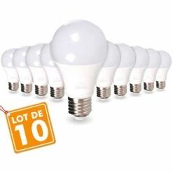 ECLAIRAGE DESIGN LOT De 10 AMPOULES LED E27 14W Eq 100W | Température De Couleur: Blanc Chaud 2700K
