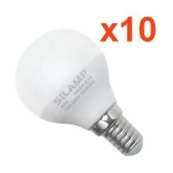 SILAMP Ampoule LED E14 8W 220V G45 300° (Pack De 10) - Blanc Froid 6000K - 8000K -Pas Cher Ampoule LED Boutique 9954988 3
