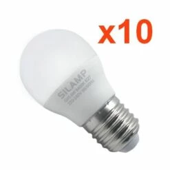 SILAMP Ampoule LED E27 8W 220V G45 300° (Pack De 10) - Blanc Froid 6000K - 8000K -Pas Cher Ampoule LED Boutique 9954990 3